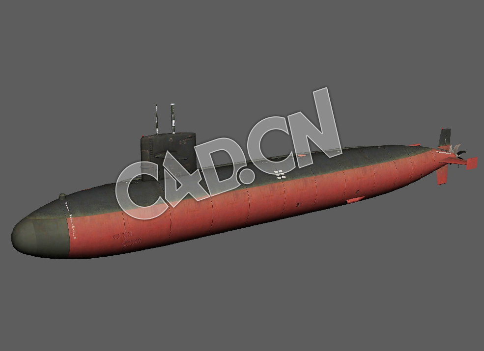 C4D猫鲨级潜艇模型 USS Narwhal 3d Model - C4D之家 - 124.jpg