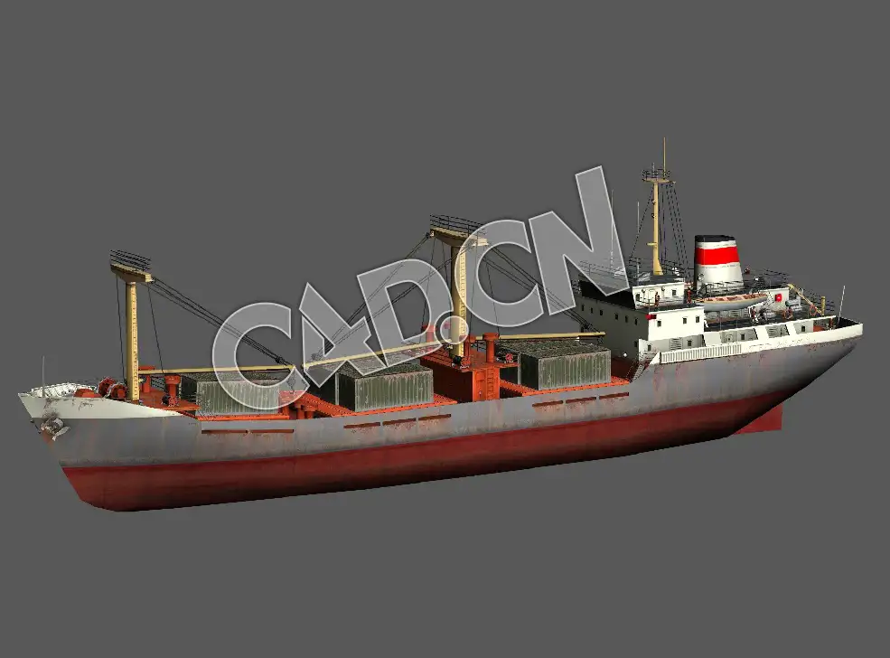 C4D海军舰艇军舰舰船-尤尼·帕蒂赞货轮模型 Yuniy Partizan 3d Model - C4D之家 - 138.jpg