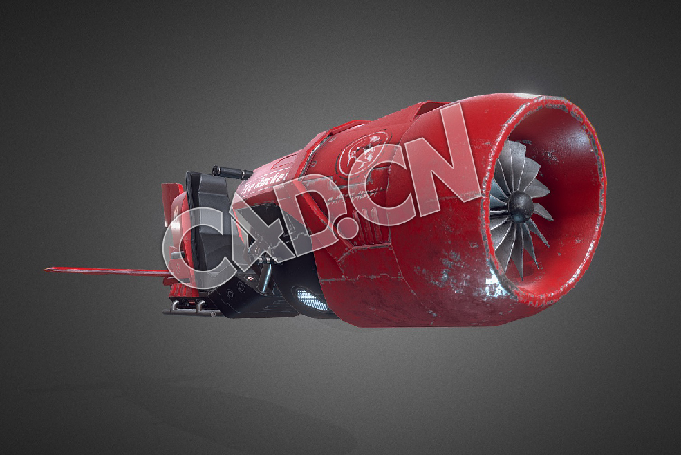 C4D科幻飞船悬停火箭飞行器绑定动画模型 Hover bike "The Rocket" - C4D之家 - 74-Hover bike - "The Rocket".jpg