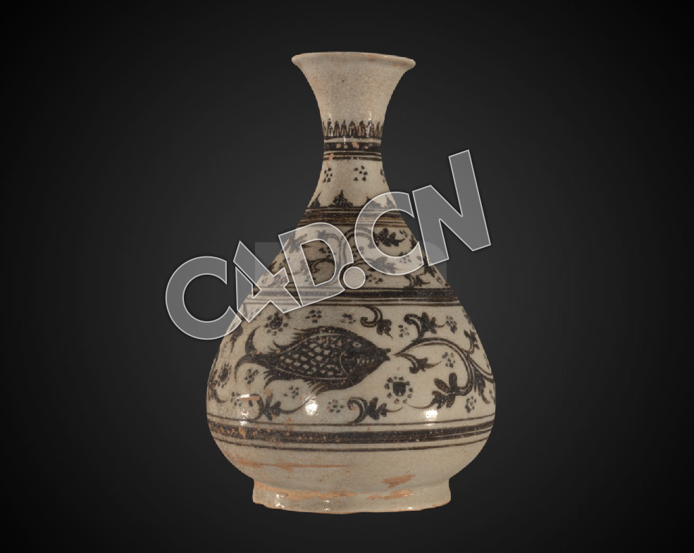 C4D中国古代瓷器模型 Kalong Vase, 14th 16th C CE - C4D之家 - 76-Kalong Vase, 14th-16th C CE.jpg