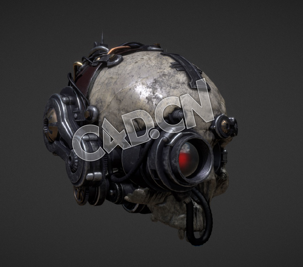 C4D机械头骨绑定动画模型 Lord Inquisitor Servo Skull - C4D之家 - 86-Lord Inquisitor-Servo Skull.jpg