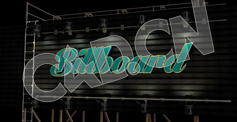 C4D广告牌标题字电影片头文字标题文字模型 Billboard 3d model - C4D之家 - 13.jpg