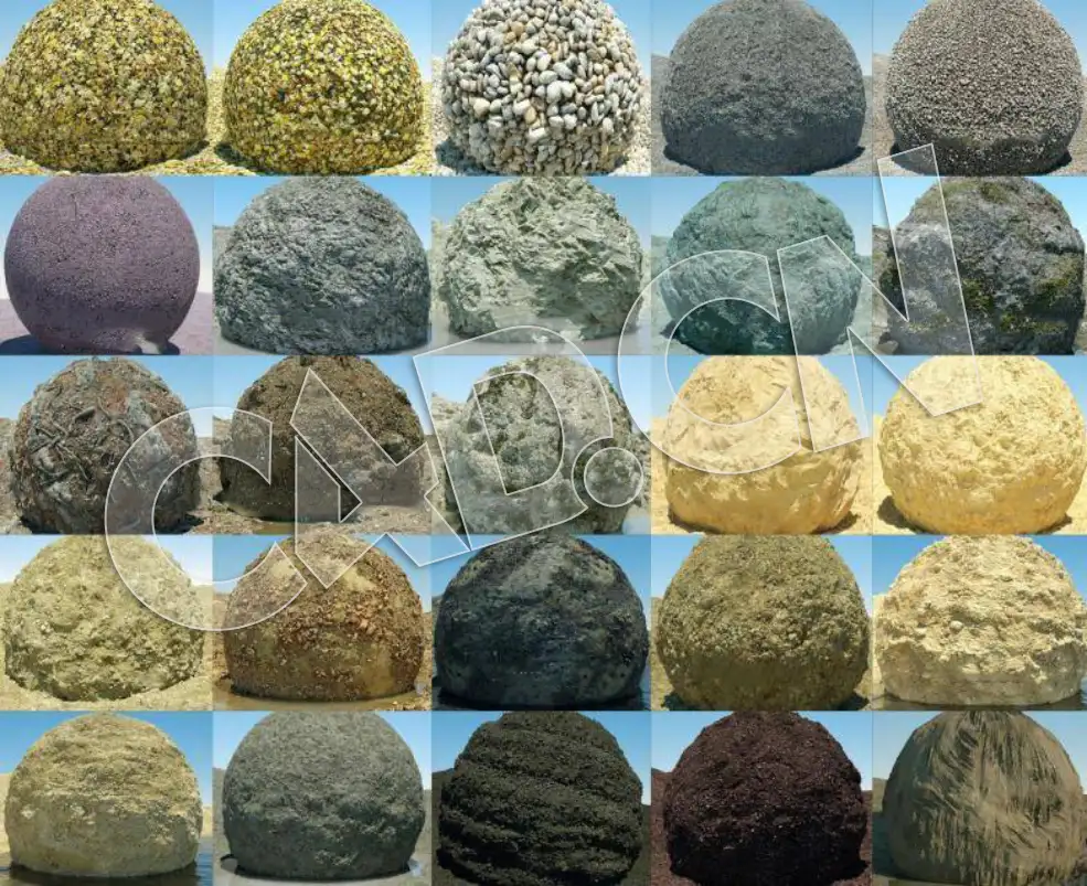 真实地面置换纹理贴图材质素材 Real Displacement Textures – Collection One