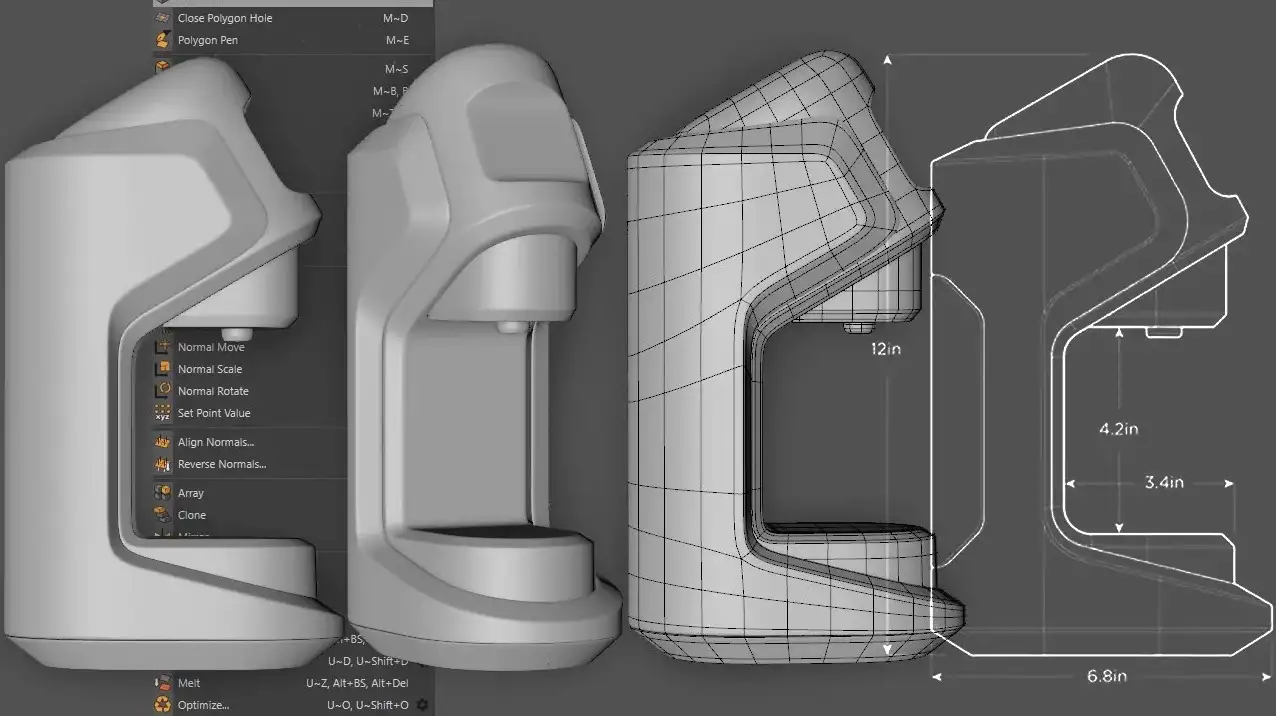 C4D工业产品咖啡机建模视频教程Coffee Machine - Cinema 4D Modeling Tutorial
