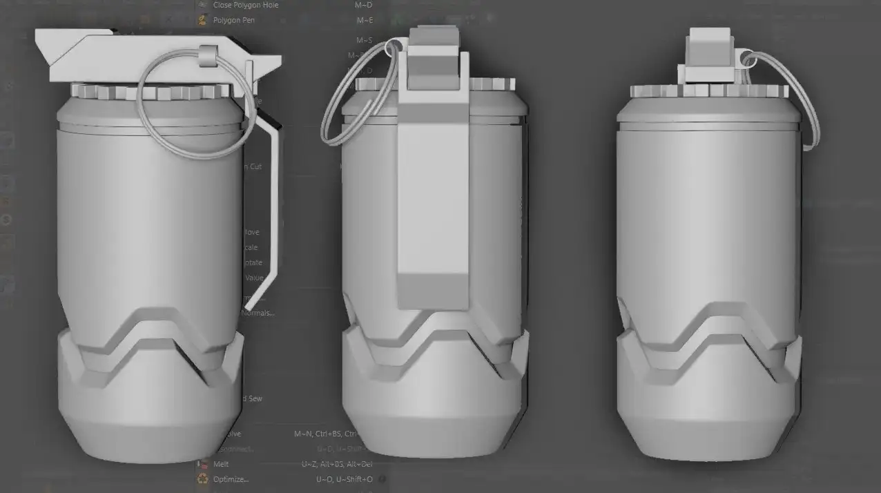 C4D工业产品现代手雷建模视频教程 Concept to Model - Cinema 4D Modeling Tutorial