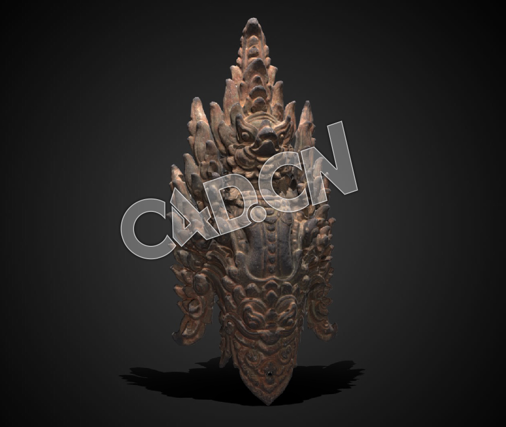 C4D抽象生锈鹰头建筑装饰模型 Terminal in the Form of Garuda, 12th 13th C CE - C4D之家 - 137-Terminal in the Form of Garuda, 12th-13th C CE.jpg