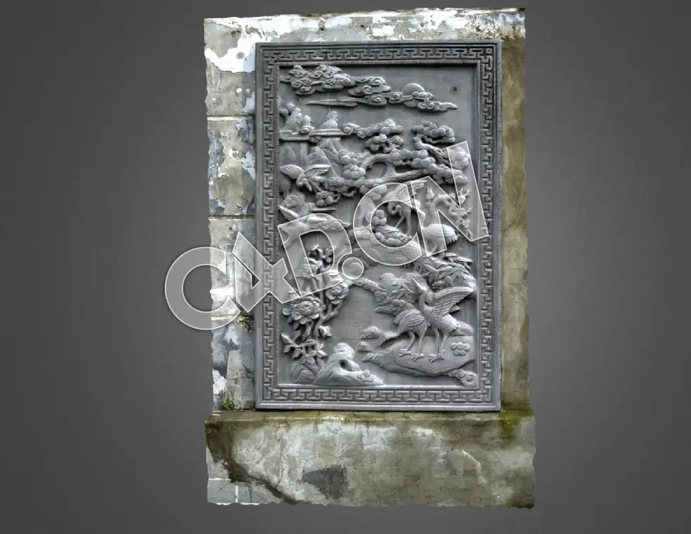 C4D松鹤延年影壁砖雕背景墙模型 Traditional_carvings_on_Chinese_city_walls - C4D之家 - 142-Traditional_carvings_on_Chinese_city_walls.jpg