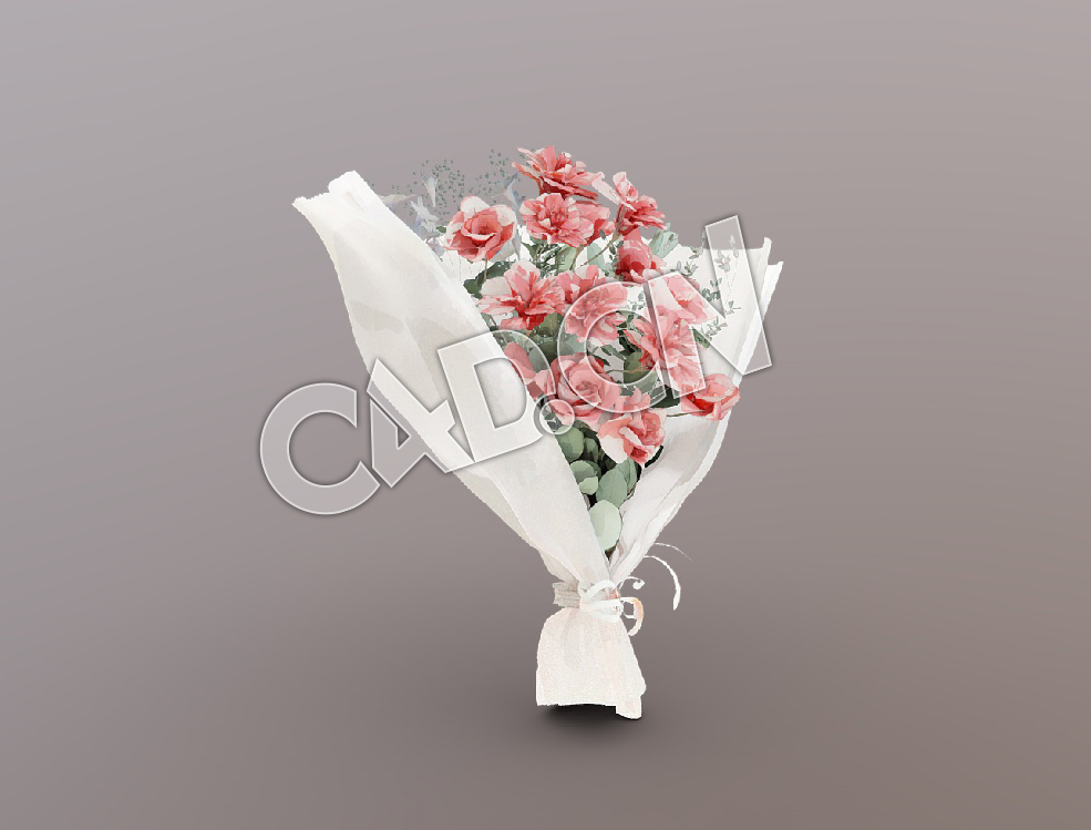 C4D手捧花花束模型 wrapped flower bouquet - C4D之家 - 151-wrapped-flower-bouquet.jpg