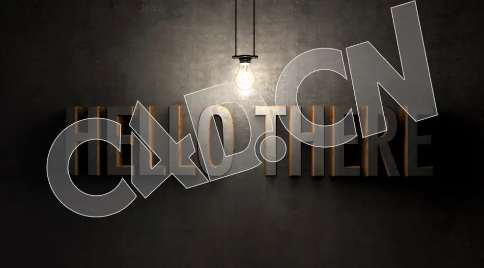 C4D灯泡下的立体字电影片头文字标题文字模型 Hello There 3d model - C4D之家 - 38.jpg