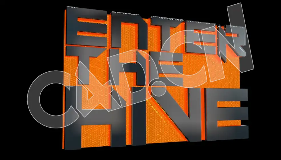 C4D蜂巢标题字电影片头文字标题文字模型 Hive 3d model - C4D之家 - 39.jpg