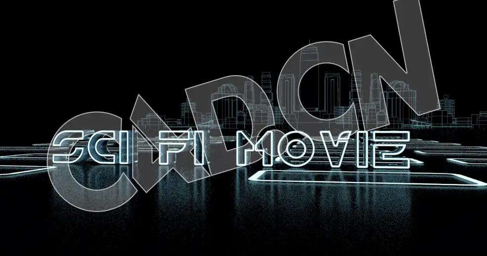 C4D科幻电影文字电影片头文字标题文字模型 Sci Fi Movie 3d model