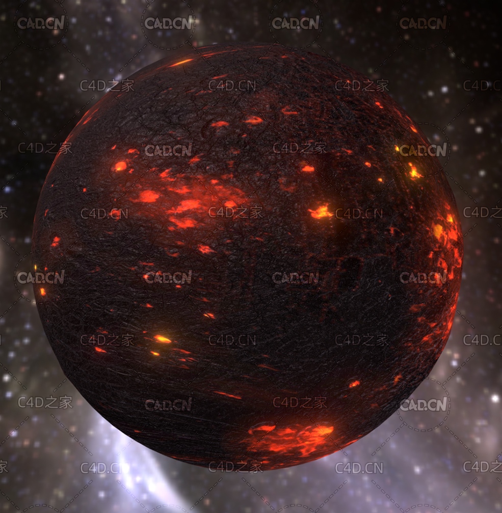 C4D熔岩星球模型 - C4D之家 - 17.jpg