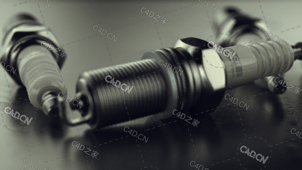 火花塞模型 Sparkplug