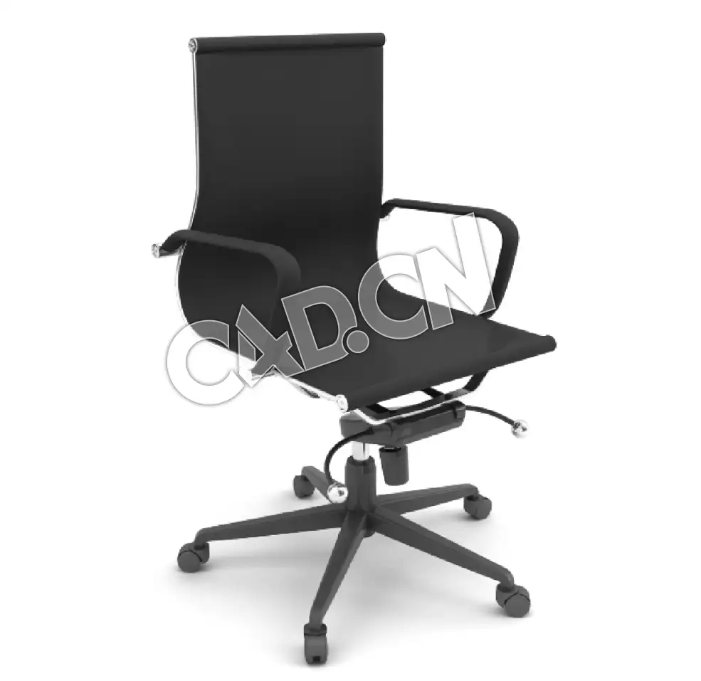 办公旋转椅办公家具C4D模型 - C4D之家 - 16.jpg