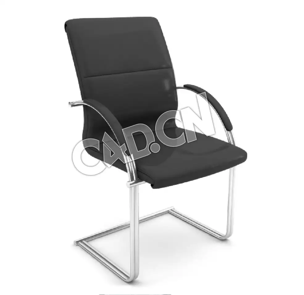 升降电脑椅办公家具C4D模型 - C4D之家 - 21.jpg
