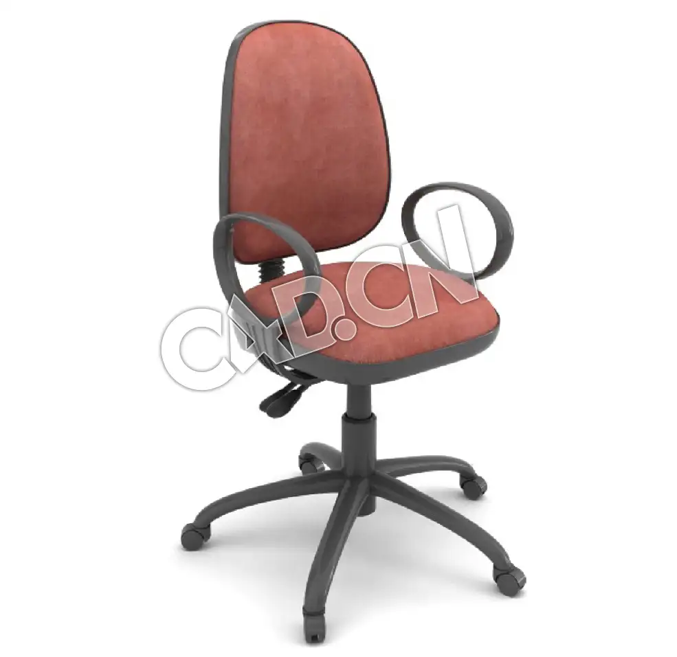 旋转椅办公椅办公家具C4D模型 - C4D之家 - 24.jpg