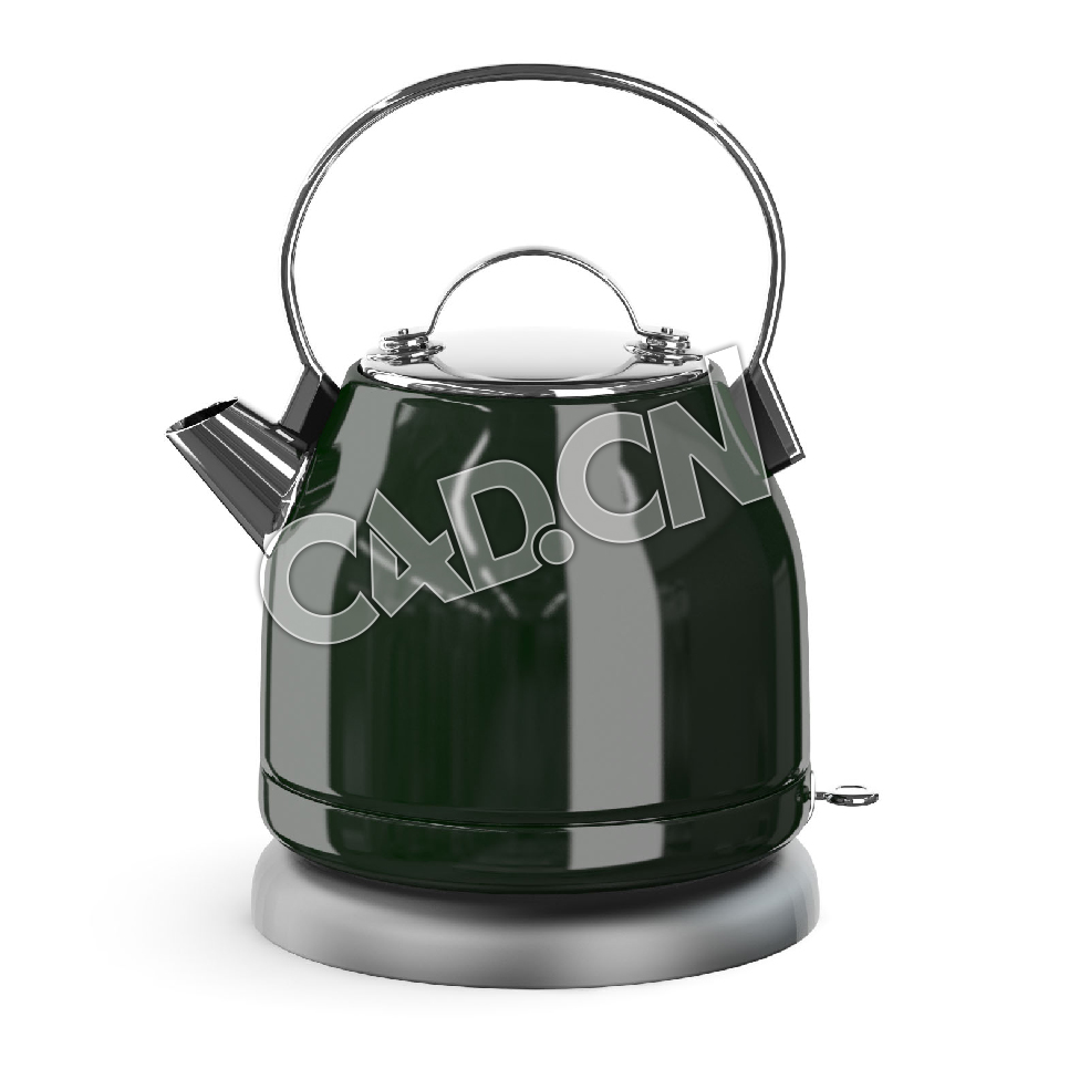 C4D电热水壶模型 electric kettle 3D model