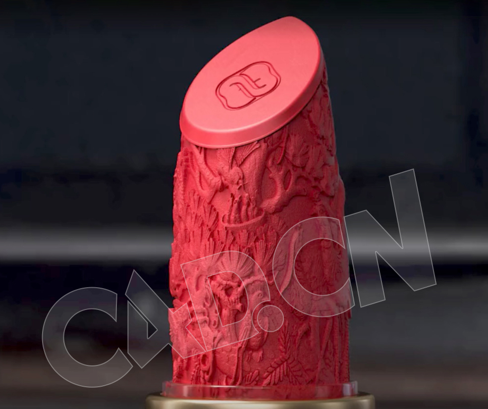 女性化妆品花西子口红模型 - C4D之家 - 18岁设计师.jpg