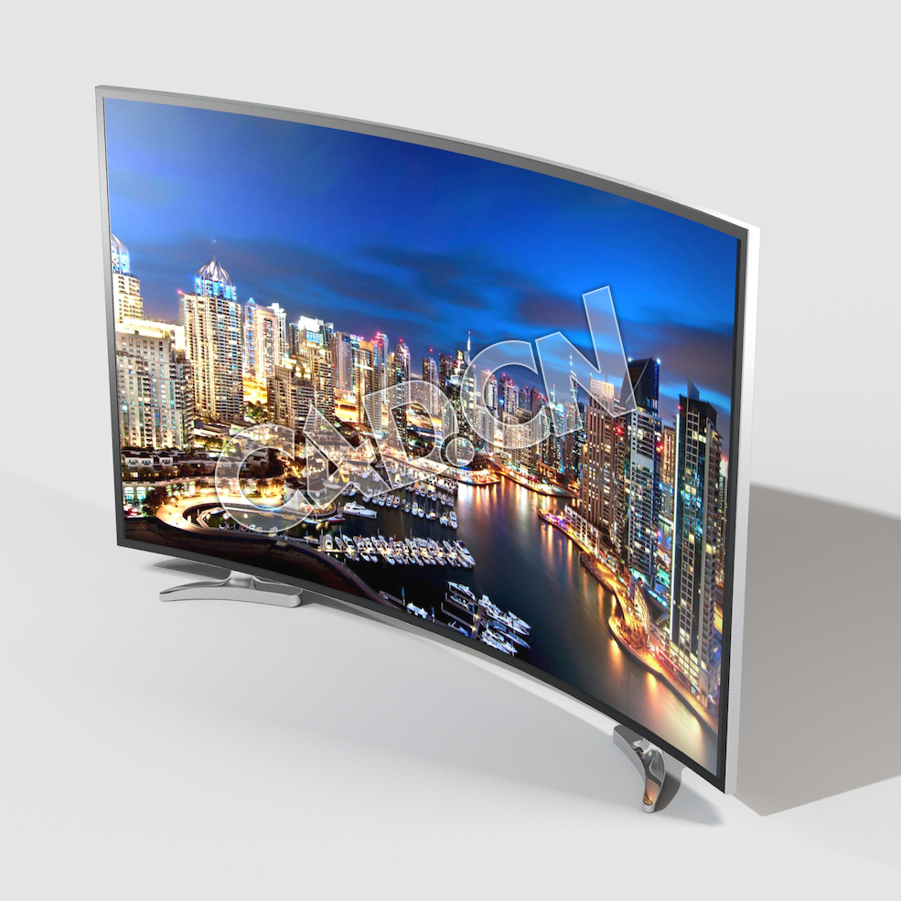 C4D曲面超高清电视机模型 Curved Ultra HD TV - C4D之家 - 08.jpg