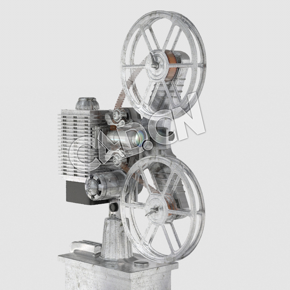 C4D电影放映机模型 Film Projector