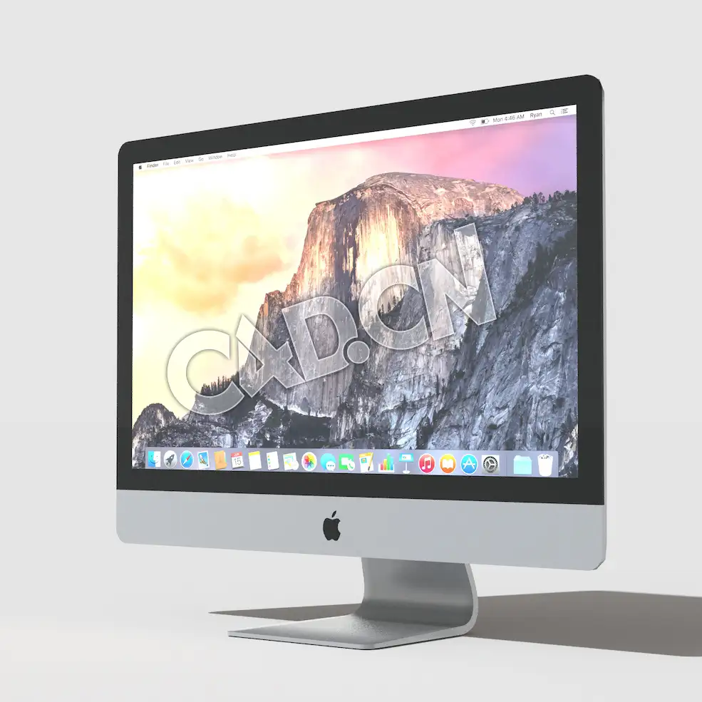 C4D苹果27英寸显示器模型 iMac 27" 5K retina - C4D之家 - 18.jpg