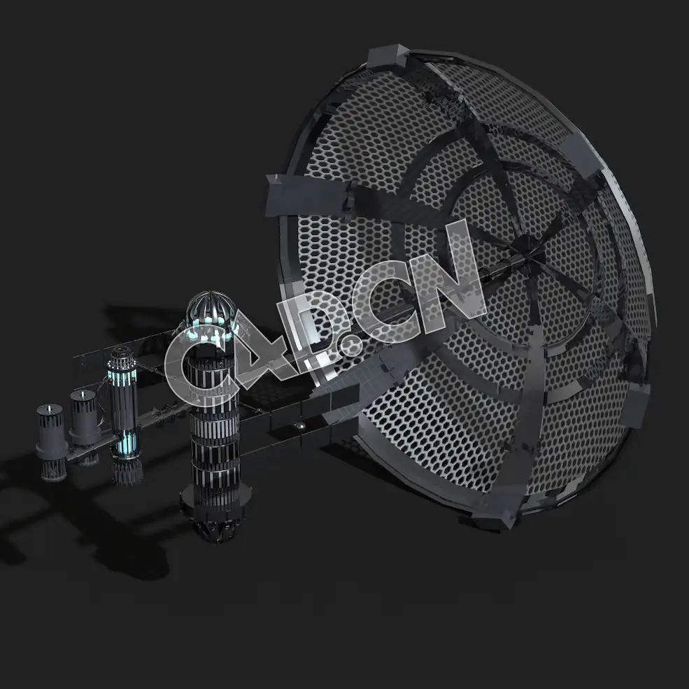 C4D科幻信号接收设备模型 Sci Fi Sattelite - C4D之家 - 31.jpg