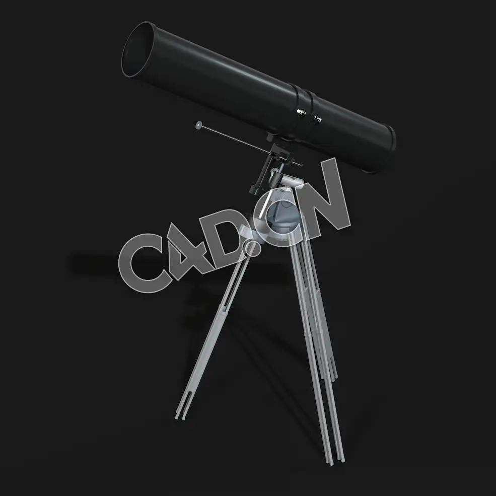 C4D望远镜模型 Telescope
