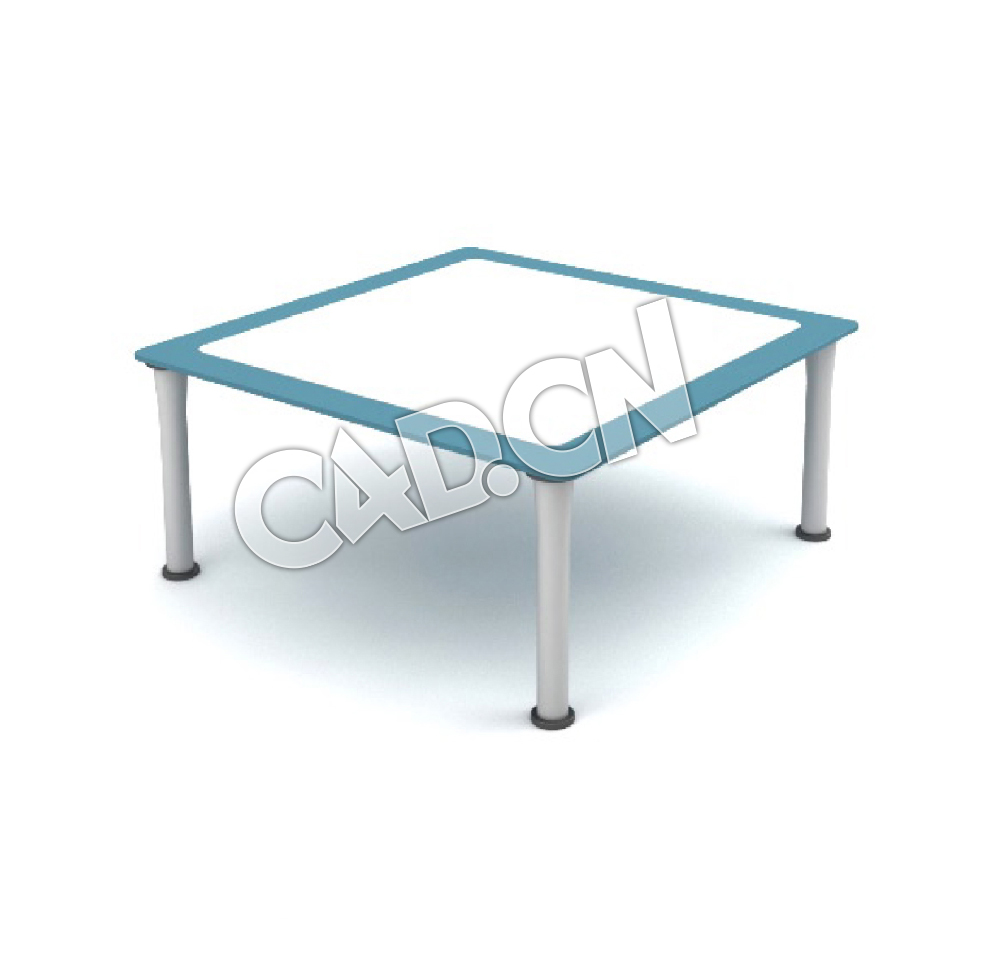 简易方桌办公家具C4D模型 - C4D之家 - 66.jpg