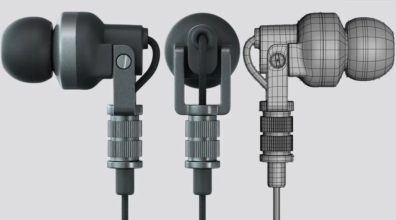 C4D工业产品建模耳机建模教程 Earpiece Industrial Design_Product Modeling