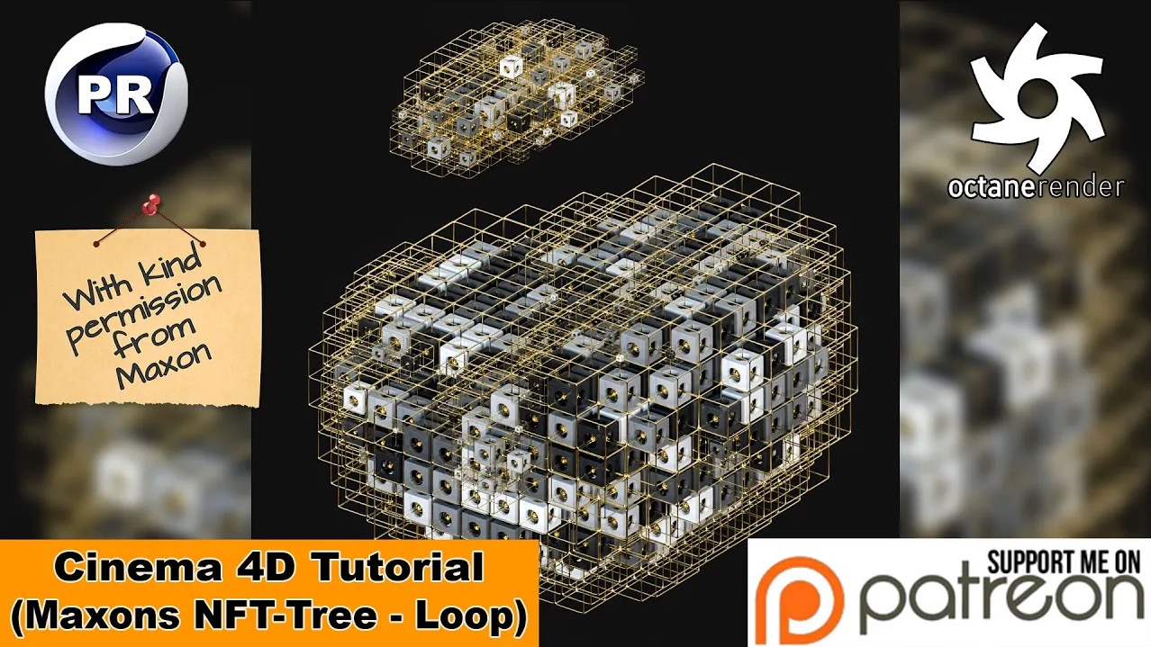 C4D制作NFT艺术树循环动效教程 MAXONS NFT TREE LOOP WITHOUT X-PARTICLES - C4D之家 - 55.jpg