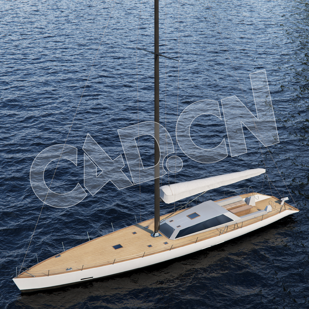 C4D帆艇帆船游艇船艇 sailboat 3d model - C4D之家 - AM241_011.jpg