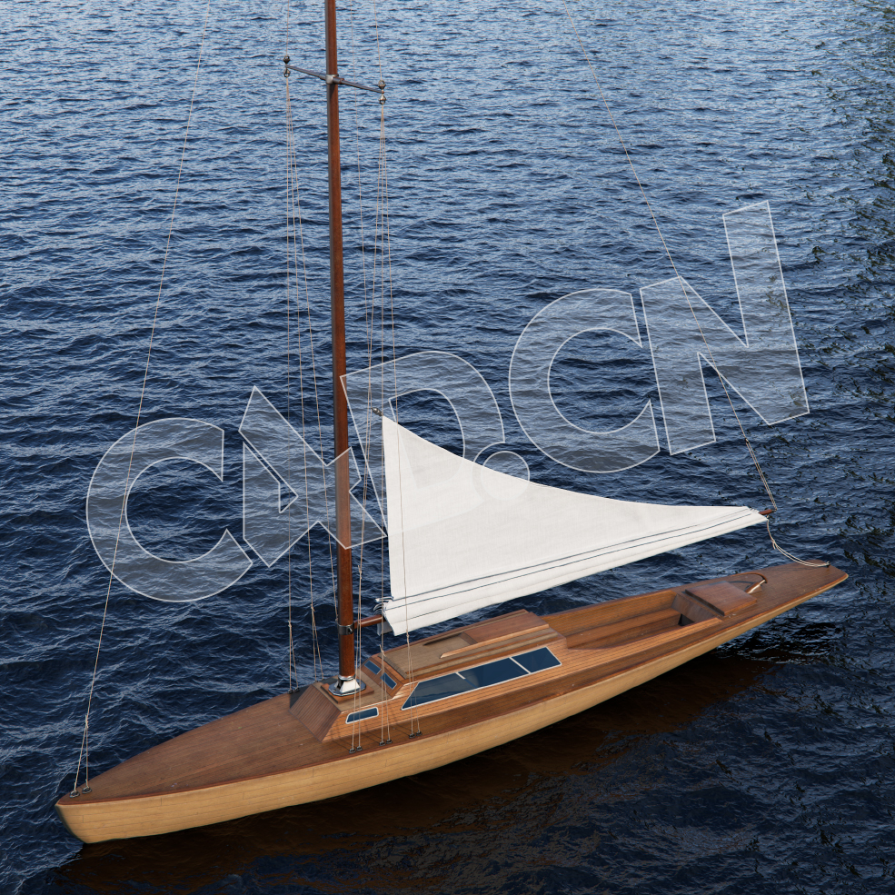 C4D帆艇帆船游艇船艇 sailboat 3d model - C4D之家 - AM241_012.jpg