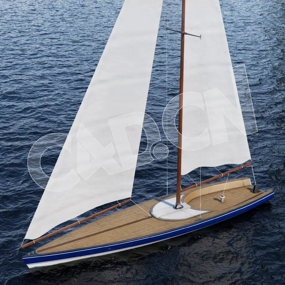C4D帆艇帆船游艇船艇 sailboat 3d model - C4D之家 - AM241_013.jpg