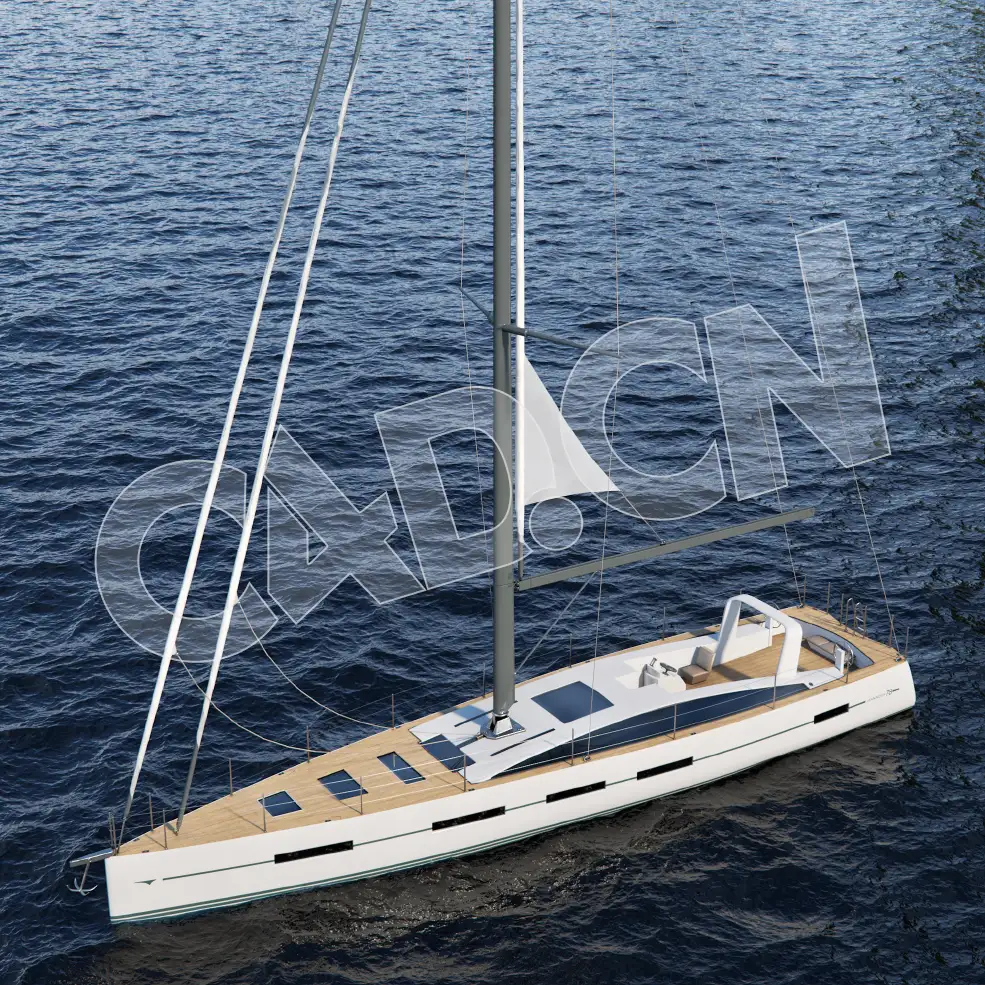 C4D帆艇帆船游艇船艇 sailboat 3d model - C4D之家 - AM241_014.jpg