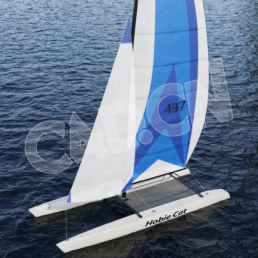 C4D帆艇帆船游艇船艇 sailboat 3d model - C4D之家 - AM241_018.jpg
