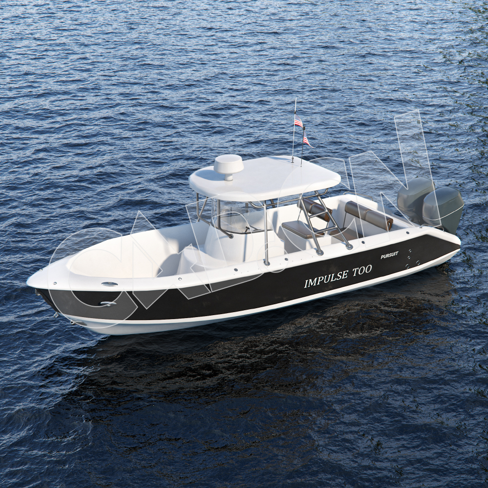 C4D小型游艇 motorboat 3d model - C4D之家 - AM241_022.jpg