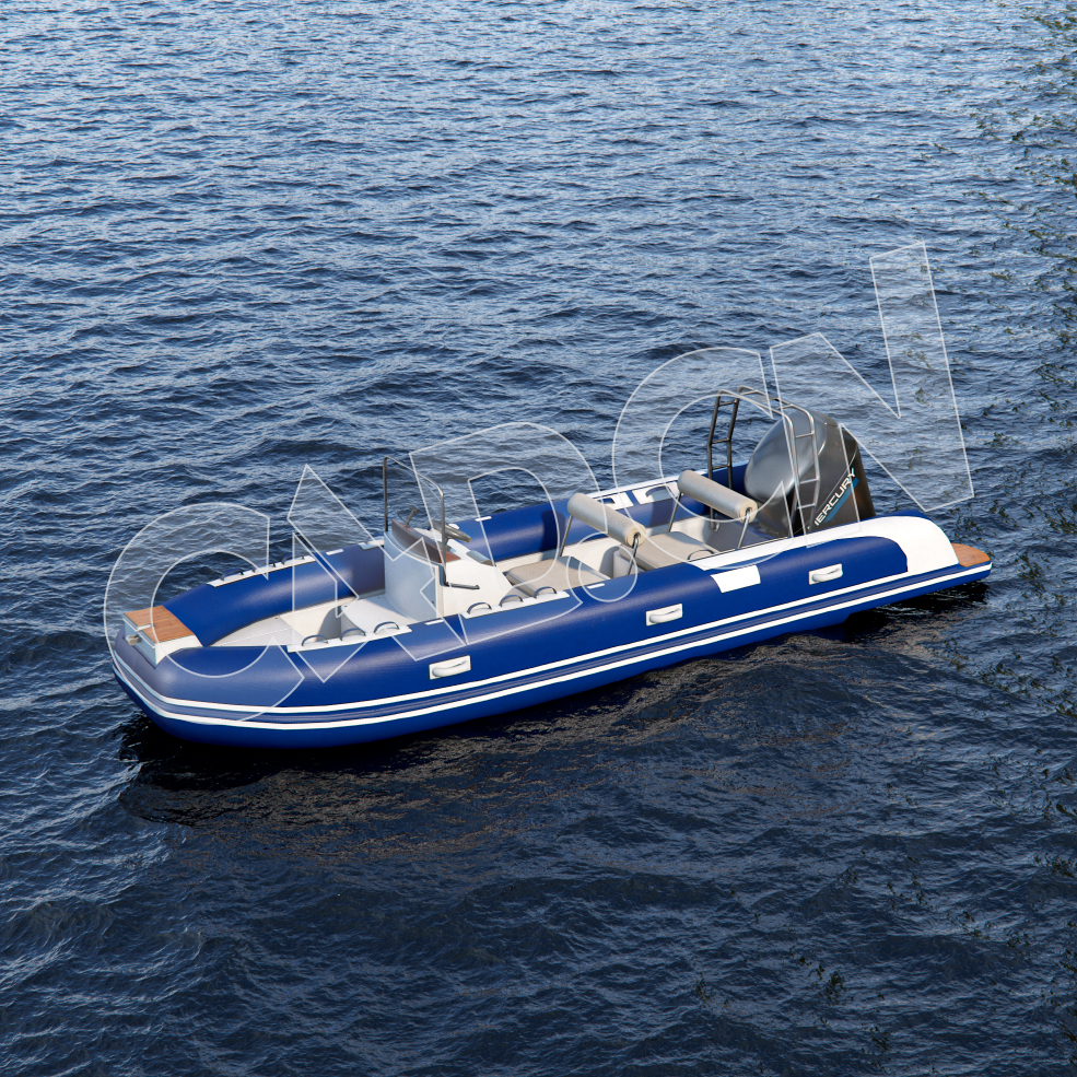 C4D橡皮艇皮划艇充气船冲锋舟气垫船 Rubber boat 3d model - C4D之家 - AM241_026.jpg