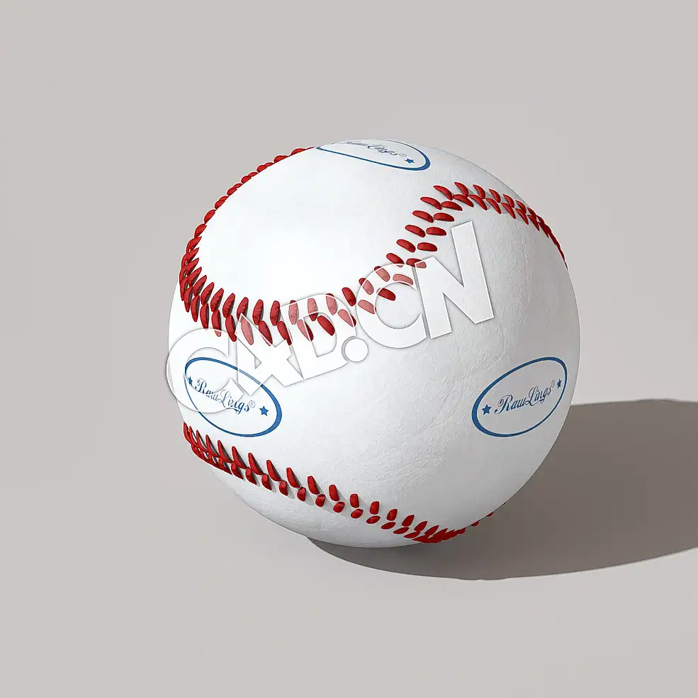 棒球C4D模型 Baseball - C4D之家 - 04.jpg