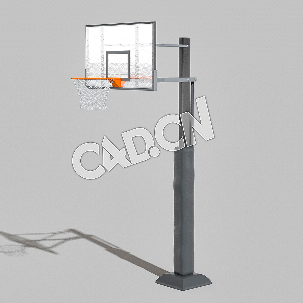 篮球框篮球架C4D模型 Basketball-Hoop - C4D之家 - 06.jpg