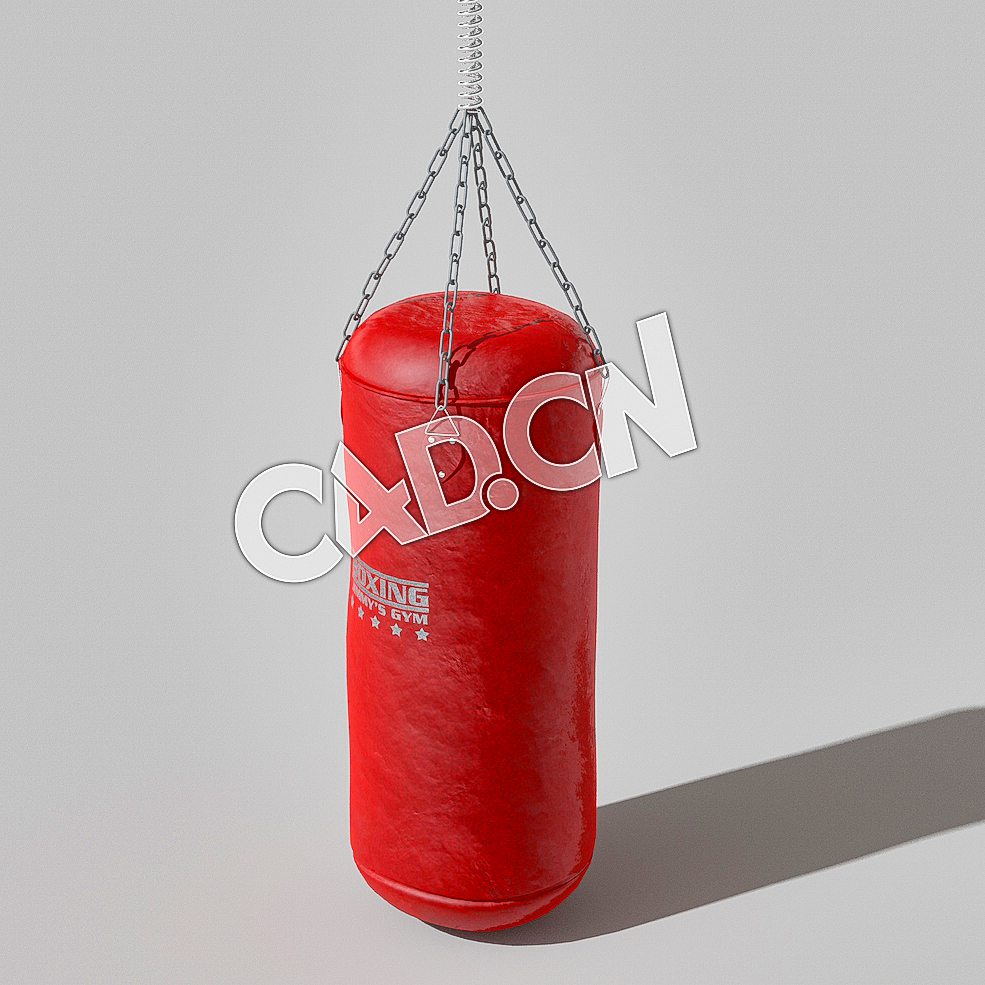 拳击包C4D模型 Boxing Bag - C4D之家 - 09.jpg