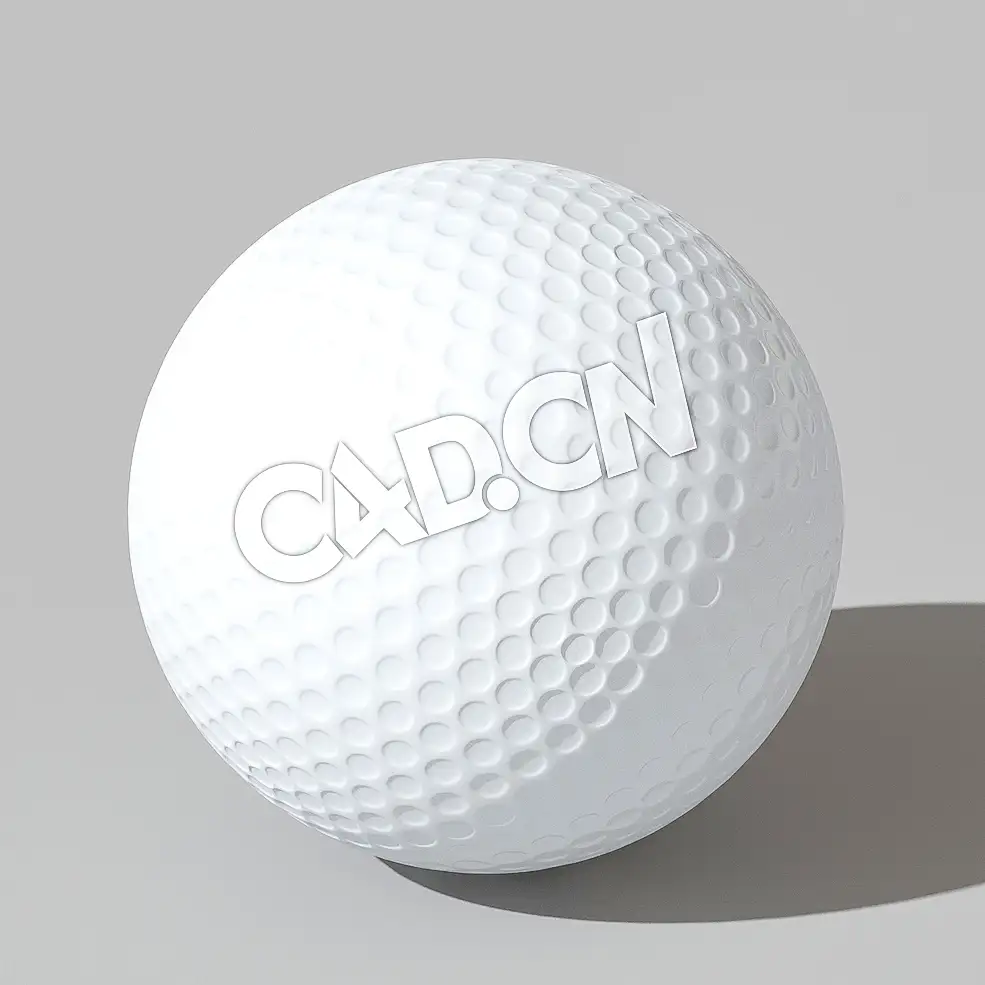 高尔夫球C4D模型 Golf-Ball