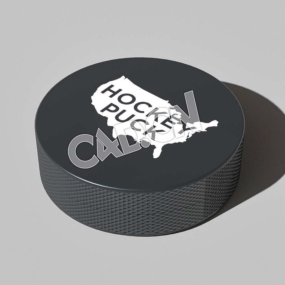 冰球C4D模型 Hockey-Puck