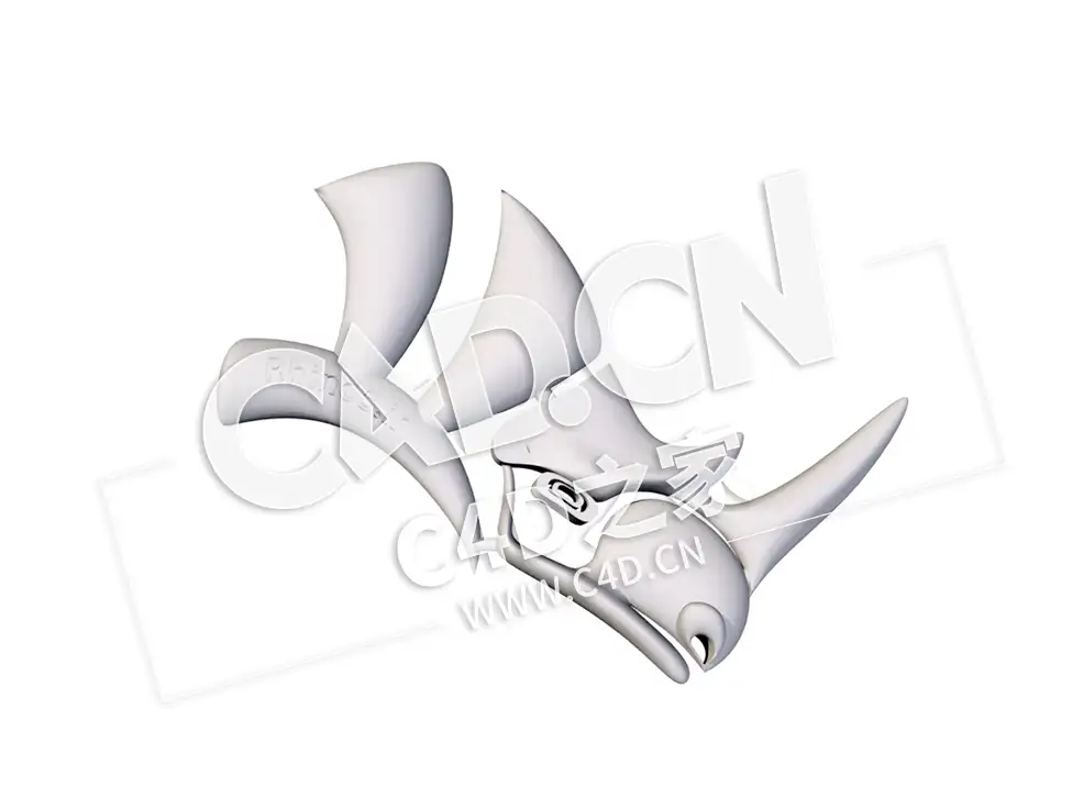 C4D犀牛标志模型 Rhino Logo - C4D之家 - 12.jpg