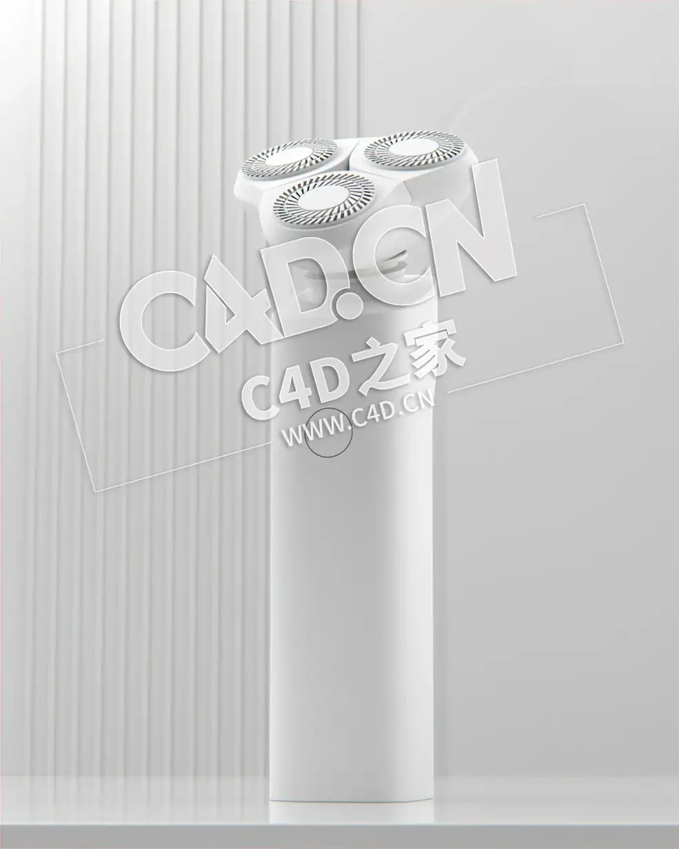C4D产品建模小米剃须刀建模中文视频教程