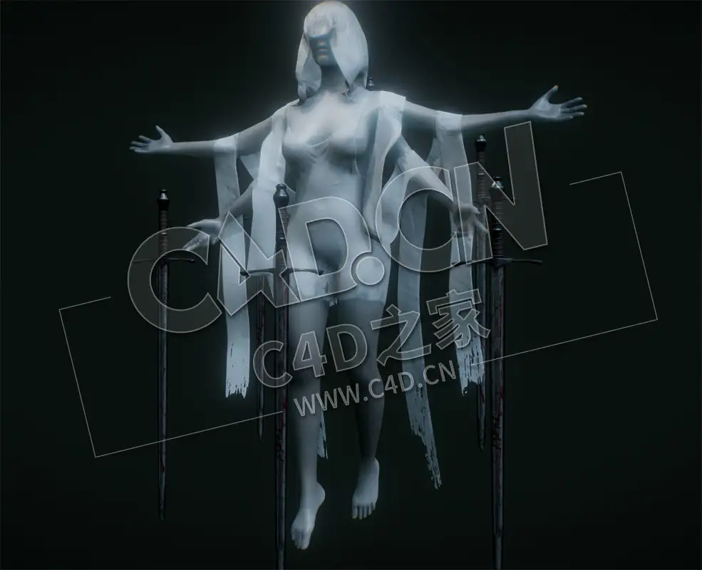 C4D女王之剑模型 The Queen of Swords - C4D之家 - 05.jpg