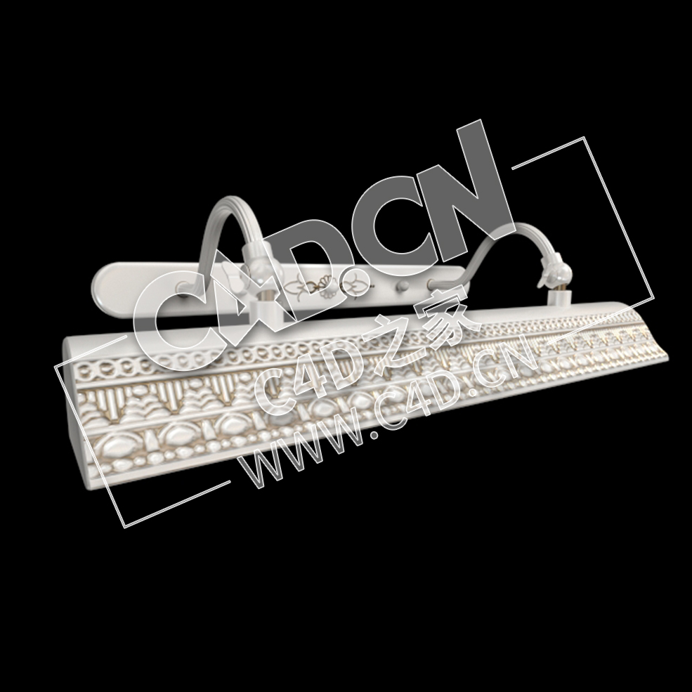 C4D雕花角线雕花平线雕花角线模型 Lampa Odeon Light Rio - C4D之家 - 1.jpg