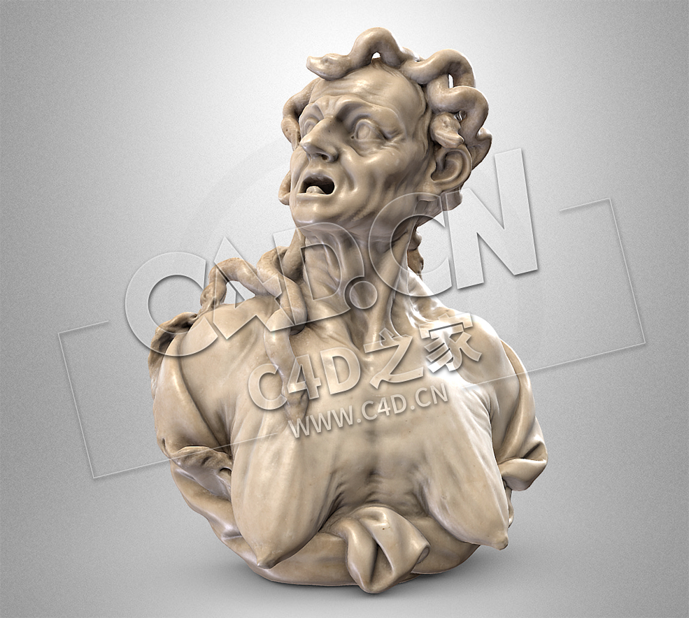C4D蛇妇人雕像模型 Zawisc - C4D之家 - 45.jpg
