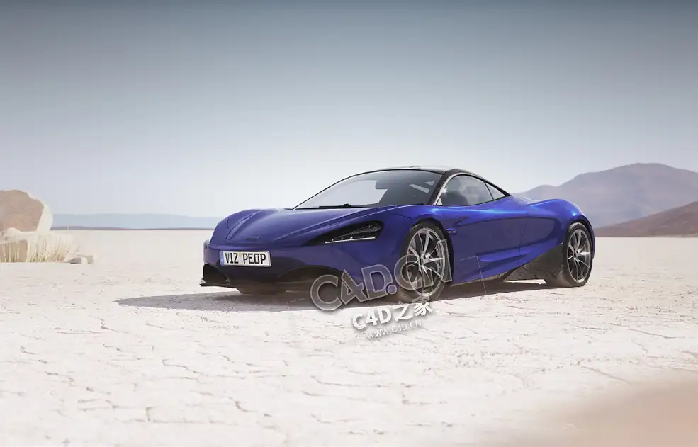C4D豪华超跑汽车轿车模型 Car 3d model