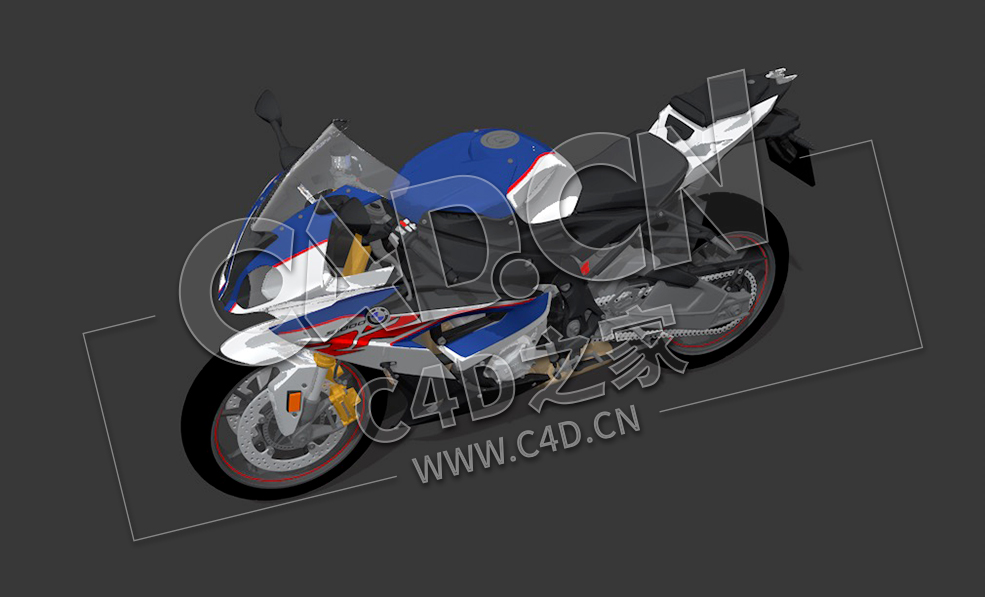 C4D宝马摩托车模型 moto BMW - C4D之家 - 87.jpg