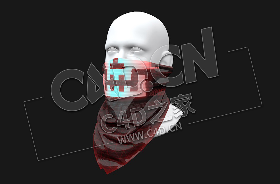C4D人脸蒙面巾模型 bandana - C4D之家 - 97.jpg